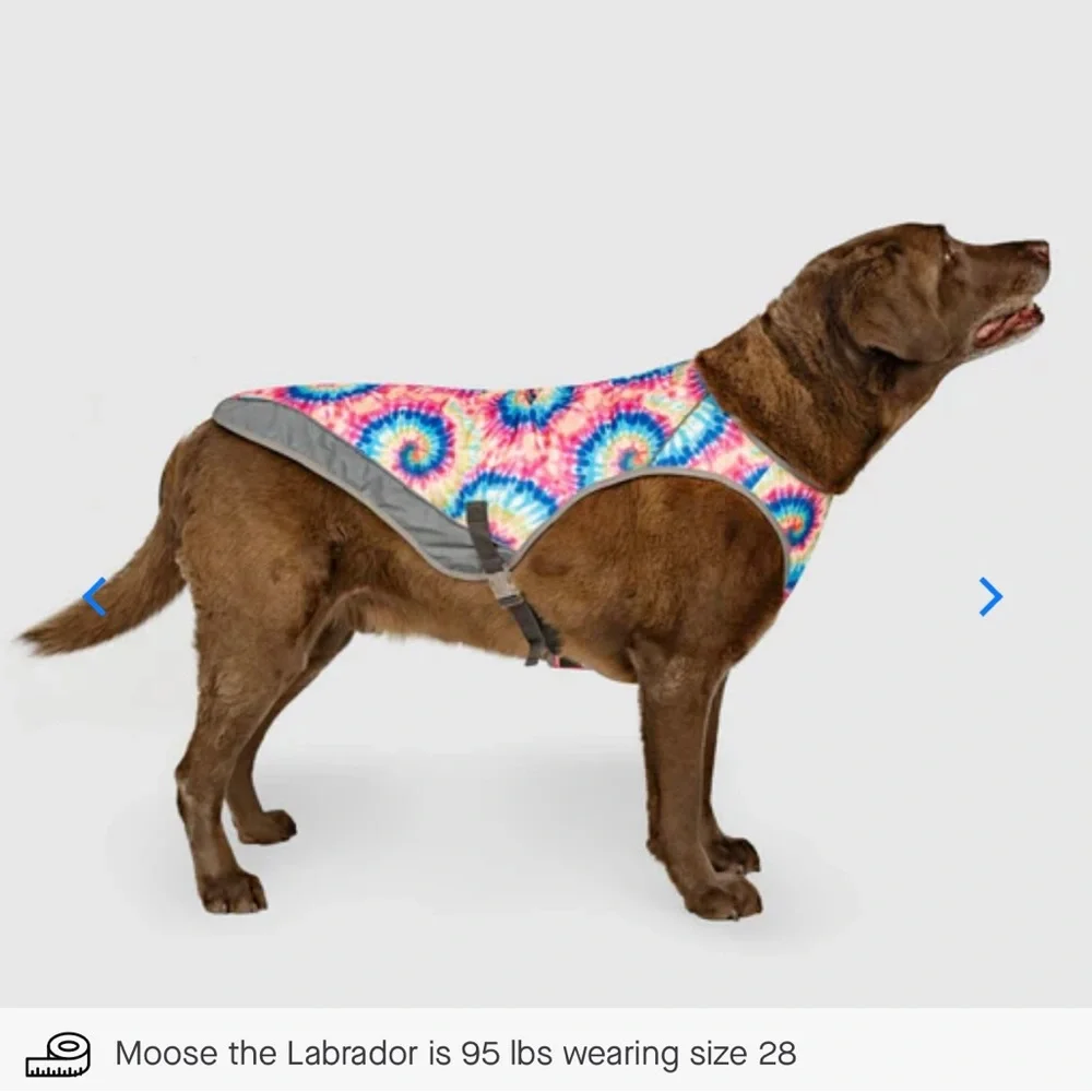 Canada Pooch Chill Seeker Cooling Vest - Tie-dye - Size 20